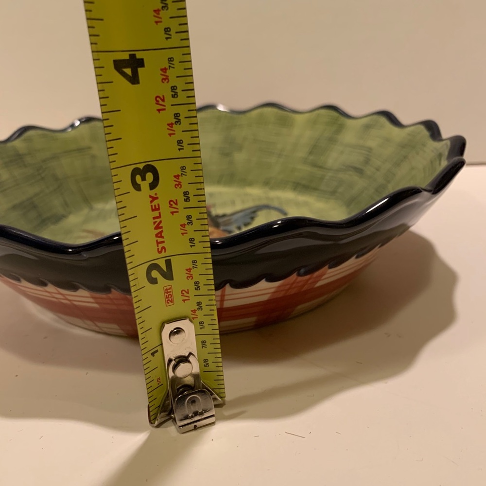 NWT TRACY PORTER ROUND PIE PLATE. - Picture 12 of 12